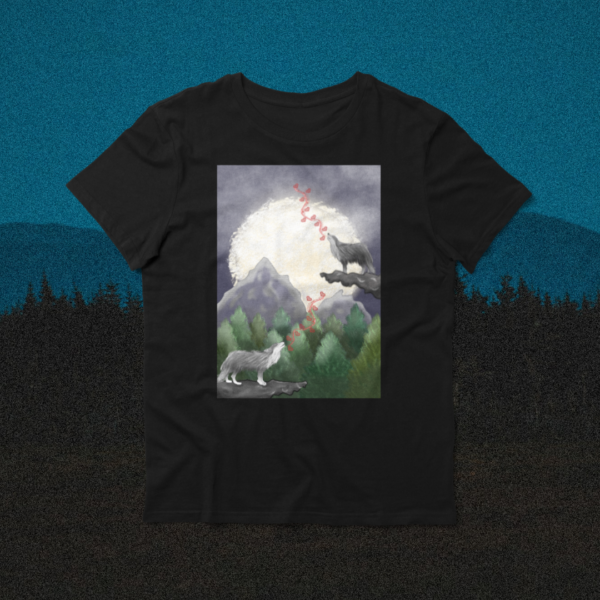 Wolves Howling Graphic Tee